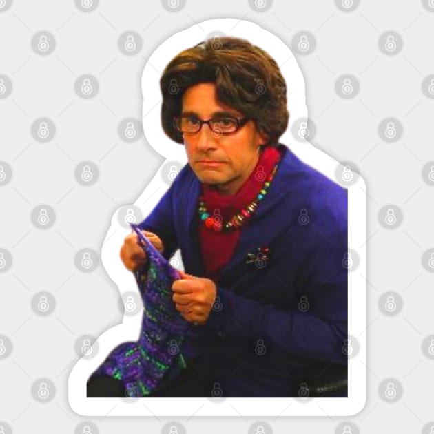 Micheal Scott as Phyllis Vance Sticker by Kamaloca